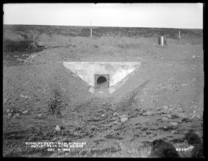 Sudbury Department, Marlborough Brook Filters, outlet near Acre Bridge, Marlborough, Mass., Dec. 6, 1899