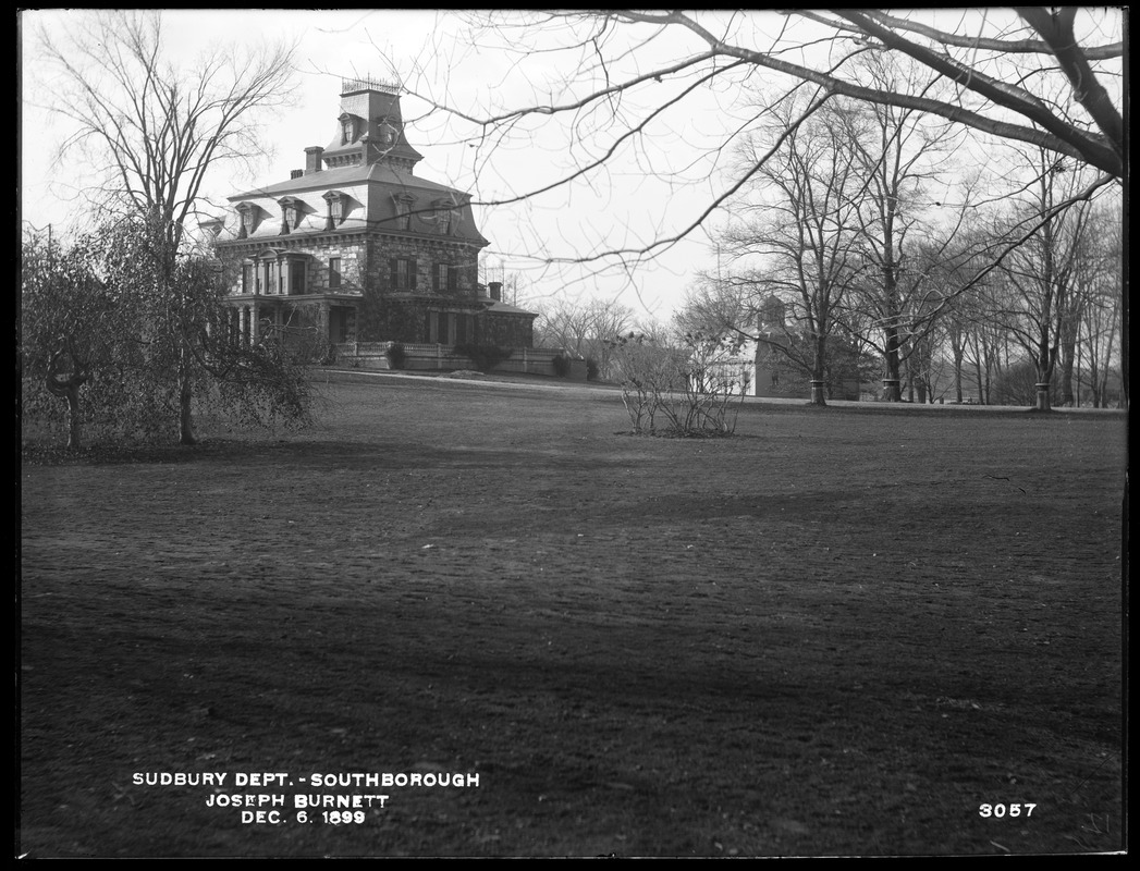 Sudbury Department, Joseph Burnett's Estate, Southborough, Mass., Dec. 6, 1899