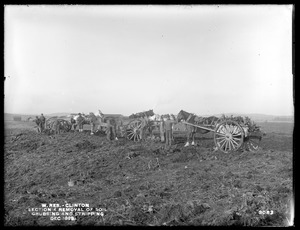 Wachusett Reservoir, removal of soil, Section 4, grubbing and stripping, Clinton, Mass., Dec. 1899