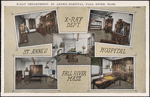 X-ray department, St. Anne's Hospital, Fall River, Mass.