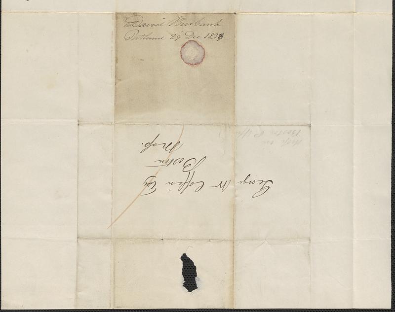 David Burbank to George Coffin, 29 December 1838 - Digital Commonwealth