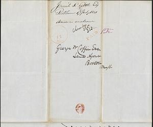 Josiah S. Little to George Coffin, 17 July 1841