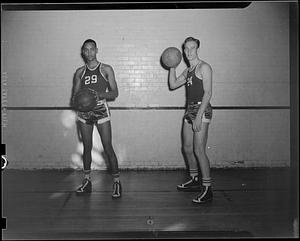 Basketball '41-'42, Harold Jennifer and Charles Kistner