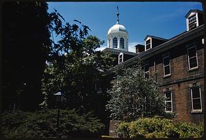 Side of Pennsylvania Hospital building with cupola, Philadelphia, Pennsylvania
