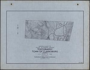 Topography Town of Clarksburg