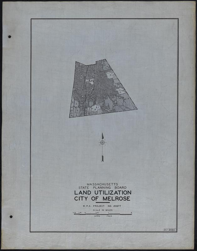 Land Utilization City of Melrose Digital Commonwealth