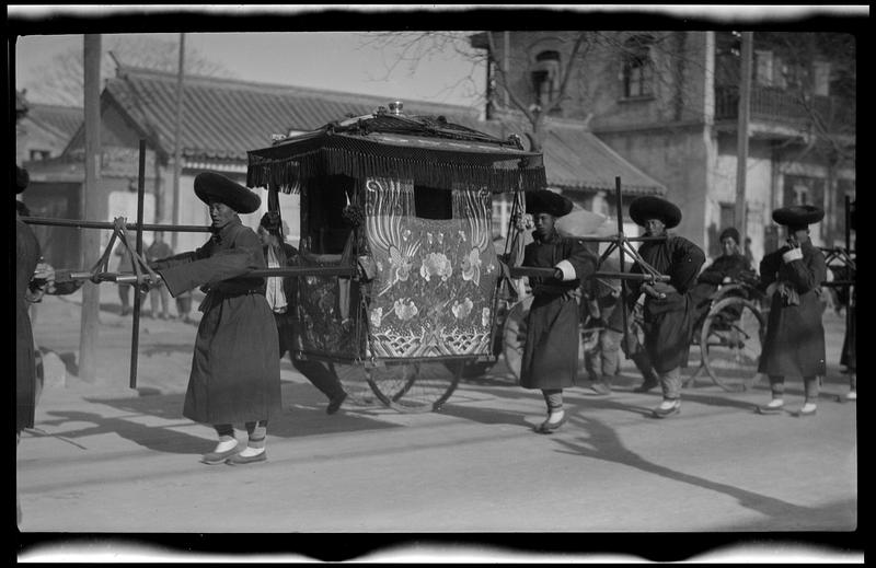 Wedding procession, Peking