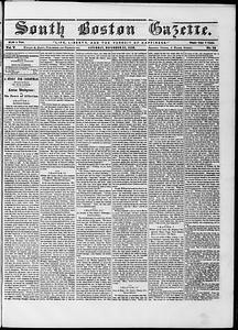 South Boston Gazette, December 21, 1850