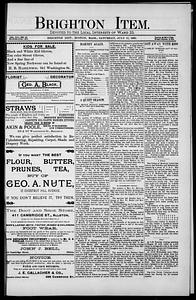 The Brighton Item, July 15, 1893