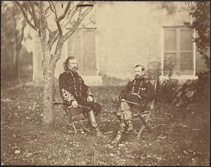 General Custer and General Pleasanton, 1862