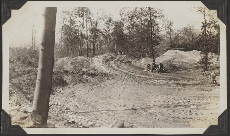 Starting excavating for the standpipe foundation