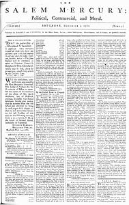 The Salem Mercury: Political, Commercial, and Moral