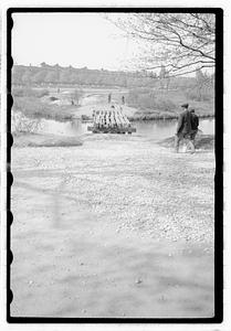 People building a bridge