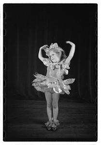 Girl dancer in costume