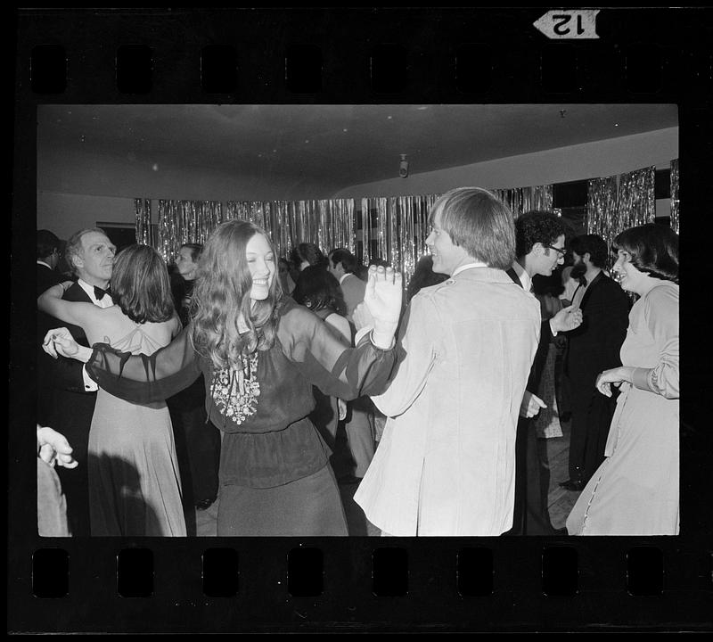 Dancing at arts formal fund-raiser, South End