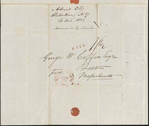 Adriel Ely to George Coffin, 21 February 1834