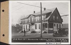 6-8 Main Street, tenements, Boston Duck Co., Bondsville, Palmer, Mass., Feb. 8, 1940