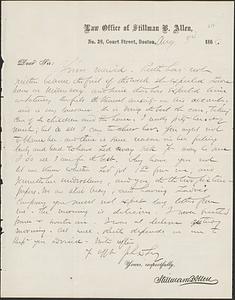 Letter from John D. Long to Zadoc Long, August 3, 1866