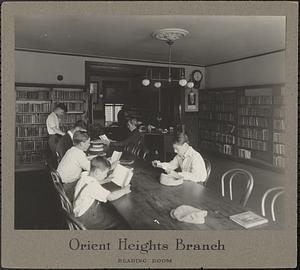 Orient Heights Branch, reading room