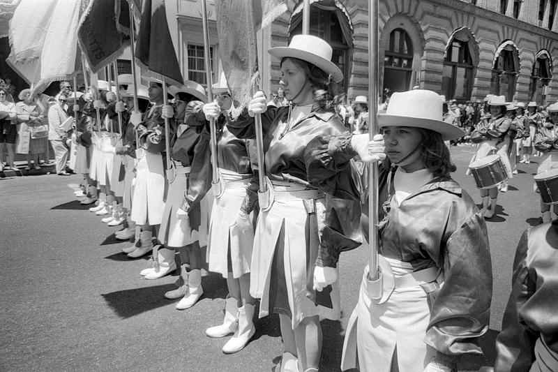 Memorial Day parade, Pleasant Street, New Bedford Digital Commonwealth