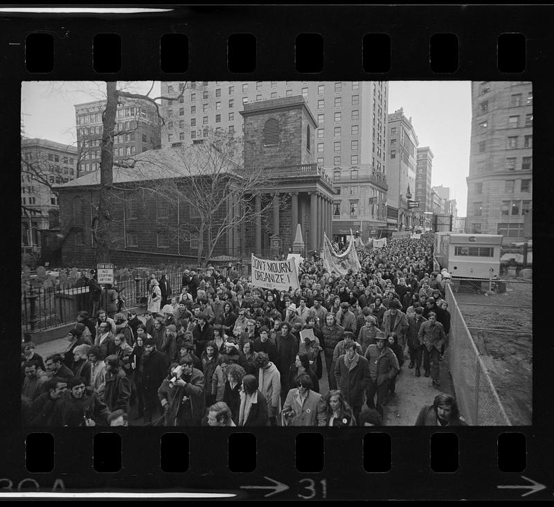 Black Panther Party Parade, Tremont Street, Downtown Boston - Digital ...