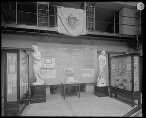 Boston Public Library, Copley Square. Fine arts exhibition room -- 50th anniversary American Library Ass'n
