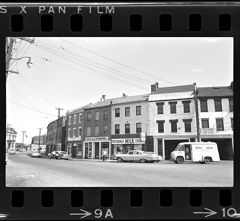 Urban renewal area buildings for historic society - Digital Commonwealth