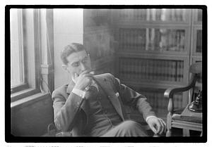 Leo Schwartz, legal advisor to Police Commissioner E.C. Hultman at headquarters