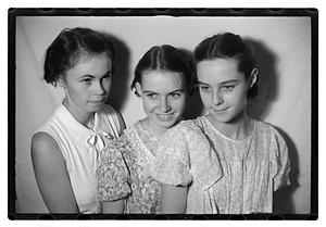 Three young women