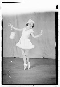 Girl ballet dancer in costume