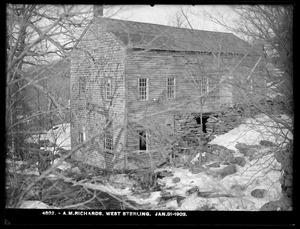 Wachusett Reservoir, A. M. Richards, West Sterling, Mass., Jan. 31, 1903