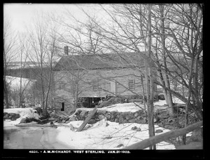 Wachusett Reservoir, A. M. Richards, West Sterling, Mass., Jan. 31, 1903