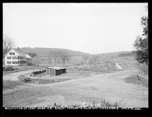 Relocation Central Massachusetts Railroad, change in road opposite Jonas H. Carter's, Berlin, Mass., Apr. 2, 1903