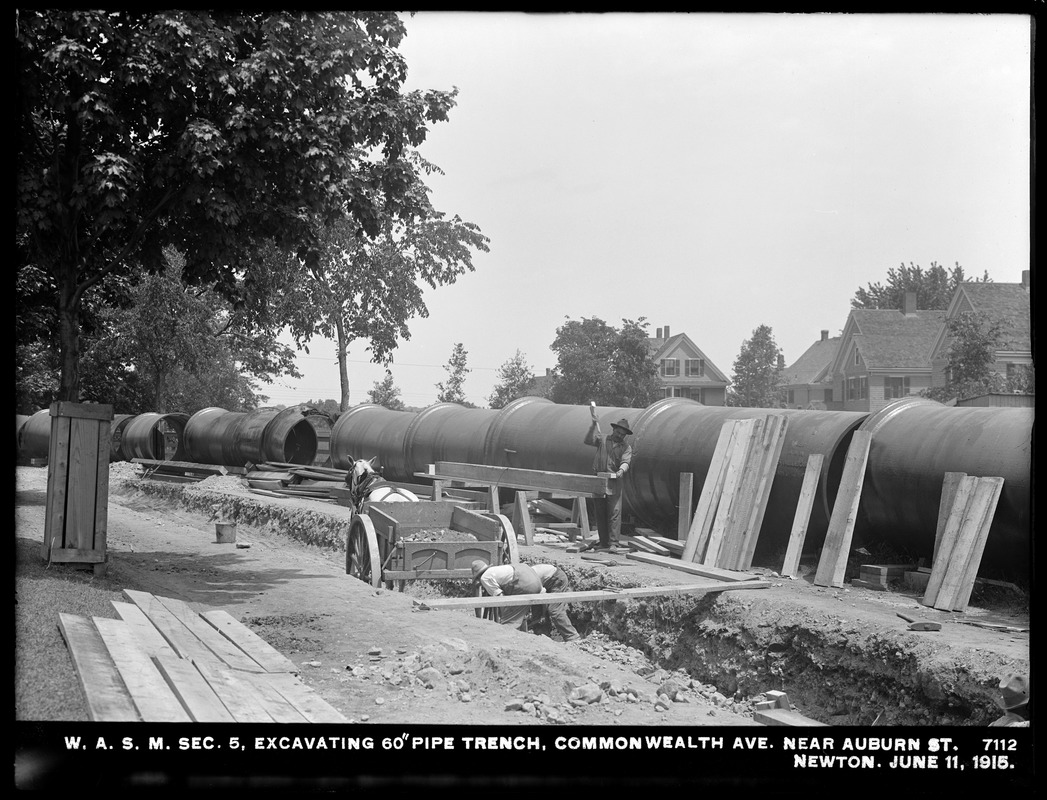 Distribution Department, Weston Aqueduct Supply Mains, Section 5