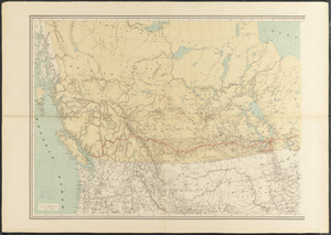 Map shewing the railways of Canada, to accompany annual report on railway statistics 1884