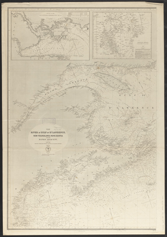 The River & Gulf of St. Lawrence, Newfoundland, Nova Scotia, and the banks adjacent