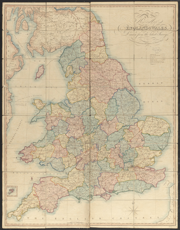 A new map of England & Wales, drawn from the latest surveys