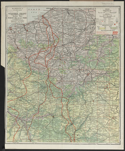 Hammond's five mile maps of western front