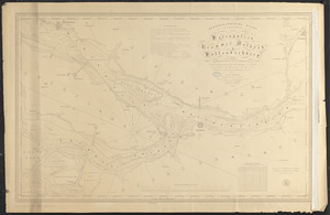 Hydrographische kaart der vaarwaters van het Haringvliet, Krammer, Volkrak & Hollandschdiep