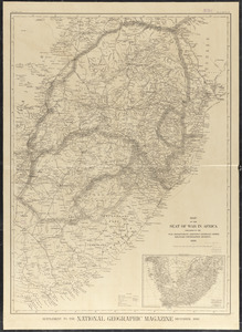 Map of the seat of war in Africa