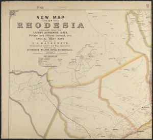 New map of Rhodesia