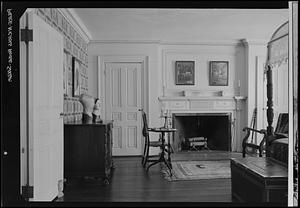 Peirce-Nichols House, Salem, interior, bedroom