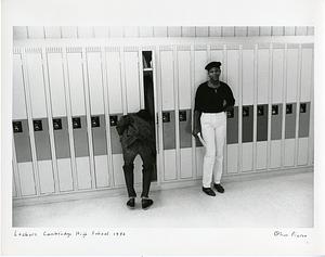 Lockers, Cambridge High School 1982