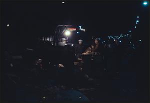 Night scene of market