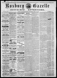 Roxbury Gazette and South End Advertiser, February 12, 1880