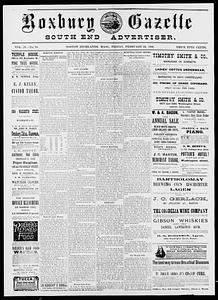 Roxbury Gazette and South End Advertiser, February 13, 1891