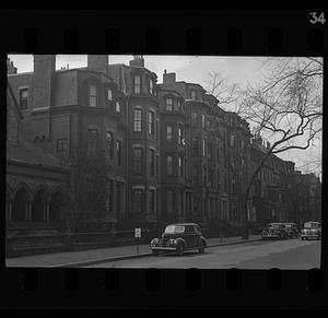 Marlborough Street, Boston, Massachusetts, between Berkeley Street and Clarendon Street