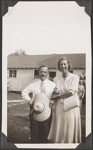 An unidentified man and woman