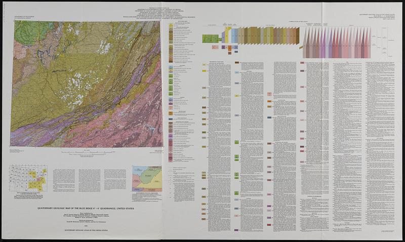 Quaternary geologic map of the Blue Ridge 4° x 6° quadrangle, United States