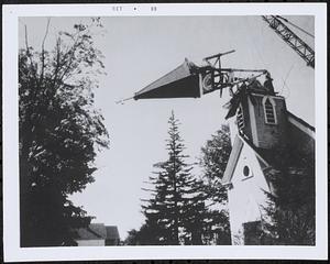 St. Joseph's Church being demolished